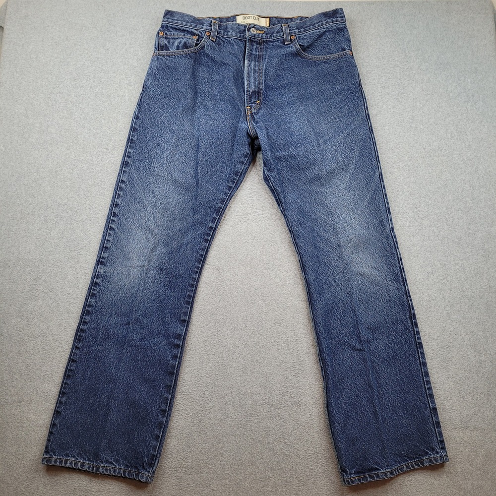 Levi's 517 Boot Cut Jeans Mens 38x32 Blue‎ Denim Classic Fit Cotton Y2K 2007
